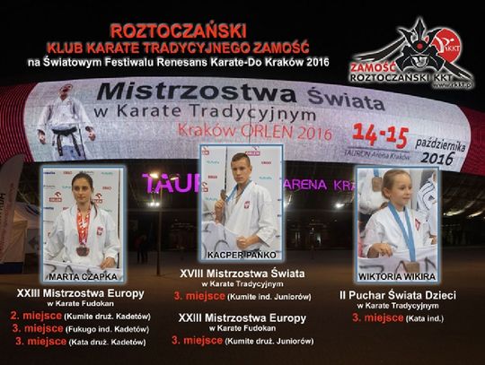 Spotkanie z medalistami MŚ w Karate Tradycyjnym