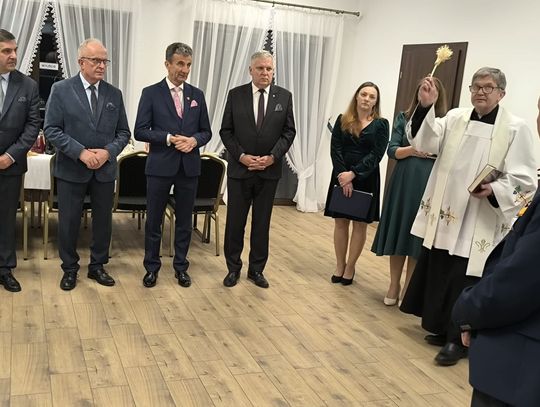 Poświęcenie świetlicy w miejscowości Pauczne