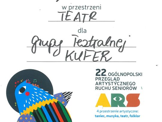 Sukces grupy teatralnej "Kufer"
